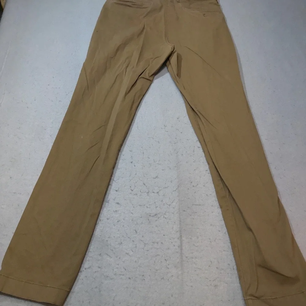 J.Crew 770 Straight Fit Chino Pants Mens 32x34 Khaki Tan Cotton‎ Twill Stretch
